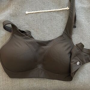 lululemon olive green Sports Bra
